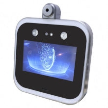 3D camera face recognition screening time attendance system with thermal scanner hand sanitizer temperature kiosk